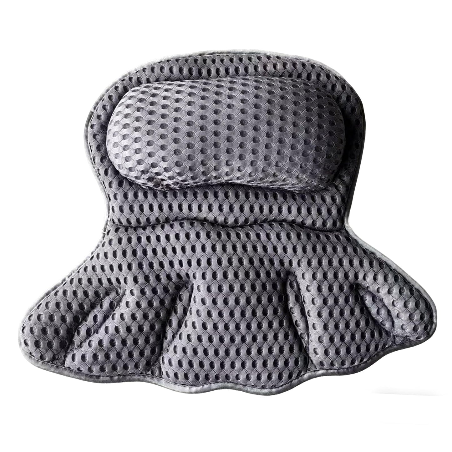 Luxury Bathtub Pillow, 4D Air Mesh Soft Bath Pillows for Tub, Ergonomic Neck & Back Support, Non-Slip Suction Cups Head Neck Support Hot Tub Pillow Beauty and Personal Care LYLIZHUANG