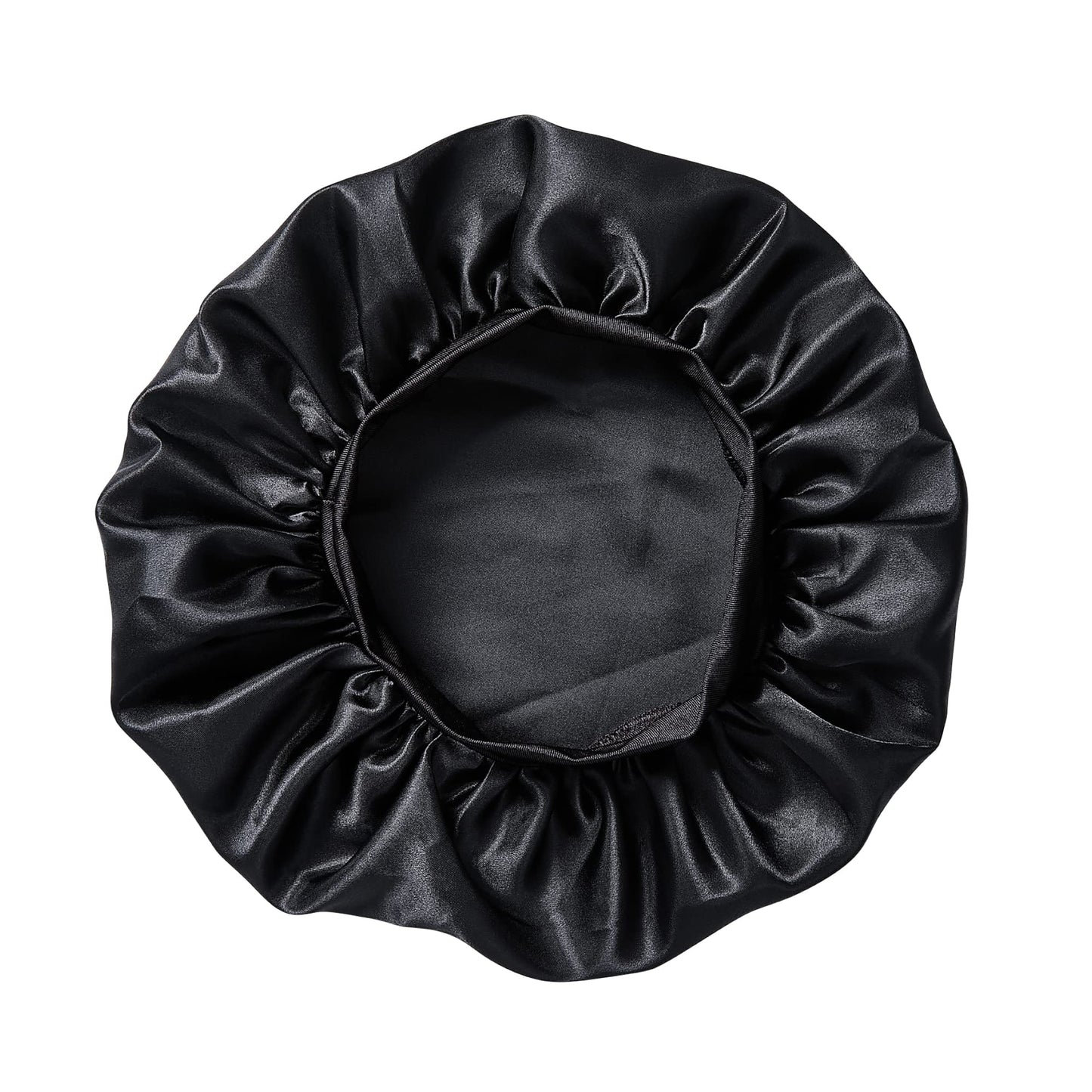Red by Kiss Kids Satin Bonnet with Wide Band, Sleep Cap for Kids, Bonnet for Boys and Girls (Black) Beauty and Personal Care Red by Kiss
