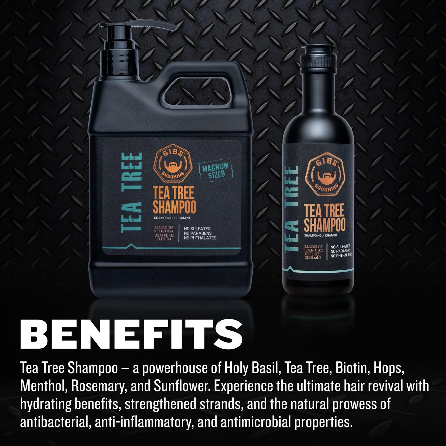 GIBS Tea Tree Liter Set - Shampoo and Conditioner Beauty & Personal Care GIBS
