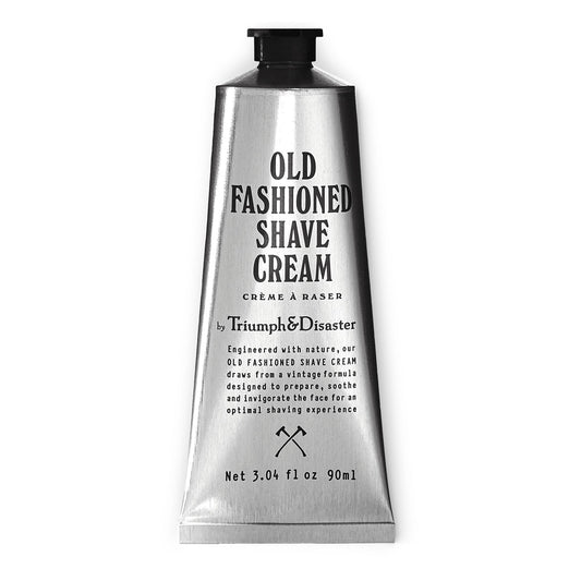 TRIUMPH & DISASTER - Old Fashioned Shave Cream Tube - Shaving Lotion for Sensitive Skin - Alcohol Free, 3.04 fl oz (90+ shaves) Beauty and Personal Care TRIUMPH & DISASTER