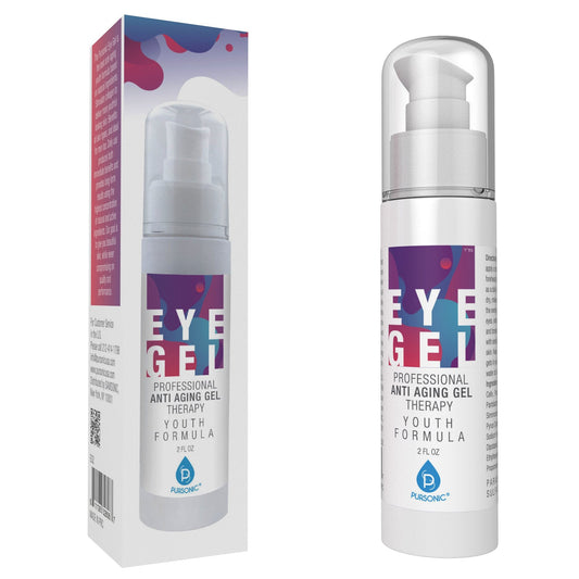 Pursonic Professional Anti-Aging Eye Gel 2 oz – Organic Formula with Hyaluronic Acid for Dark Circles, Puffiness, Wrinkles & Under-Eye Bags Beauty & Personal Care Pursonic
