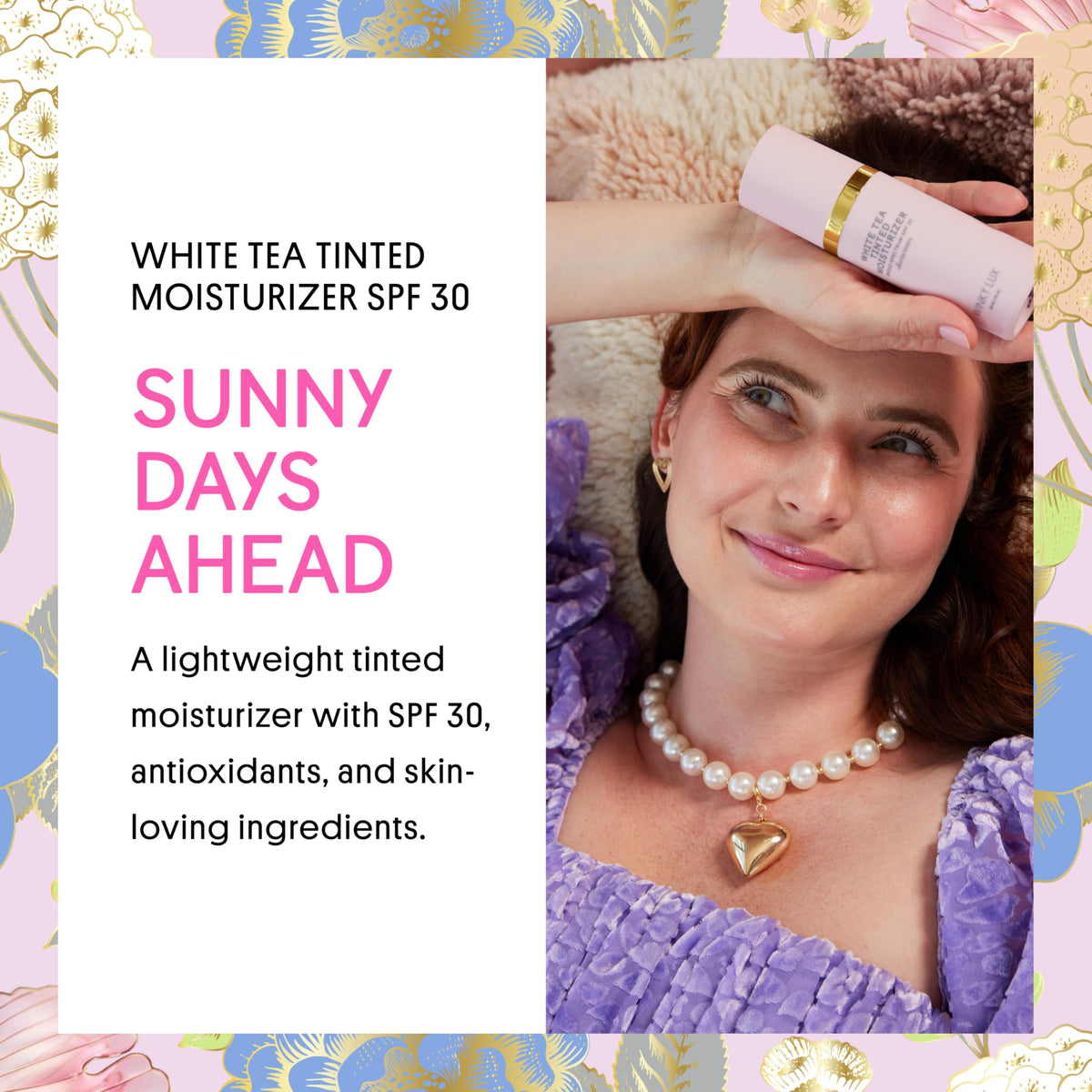 WINKY LUX White Tea Tinted Moisturizer SPF 30 - Fair, Lightweight