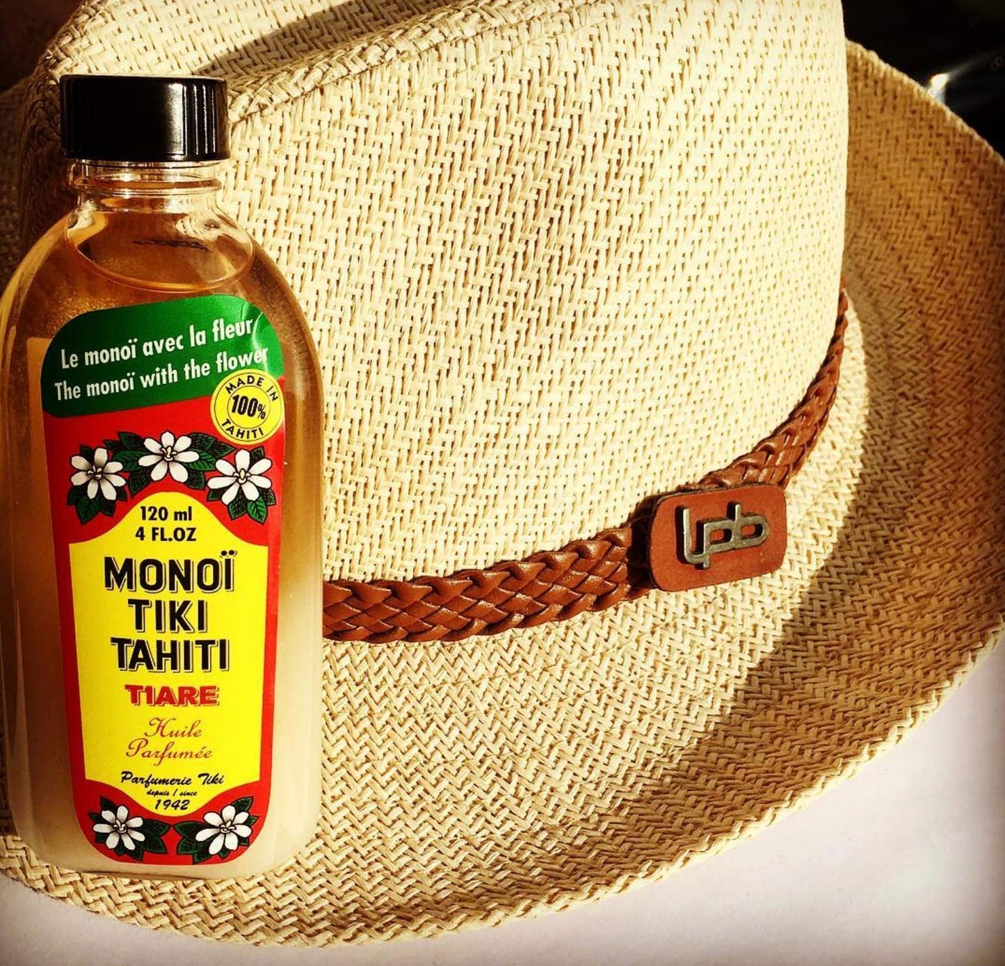 Monoi Tiki Tahiti - Tiare Coconut Oil - Original Tahitian Gardenia Fragrance - For Hydrated Skin and Hair - 4 fl. oz. (Pack of 2) Beauty & Personal Care Monoi Tiare Tahiti