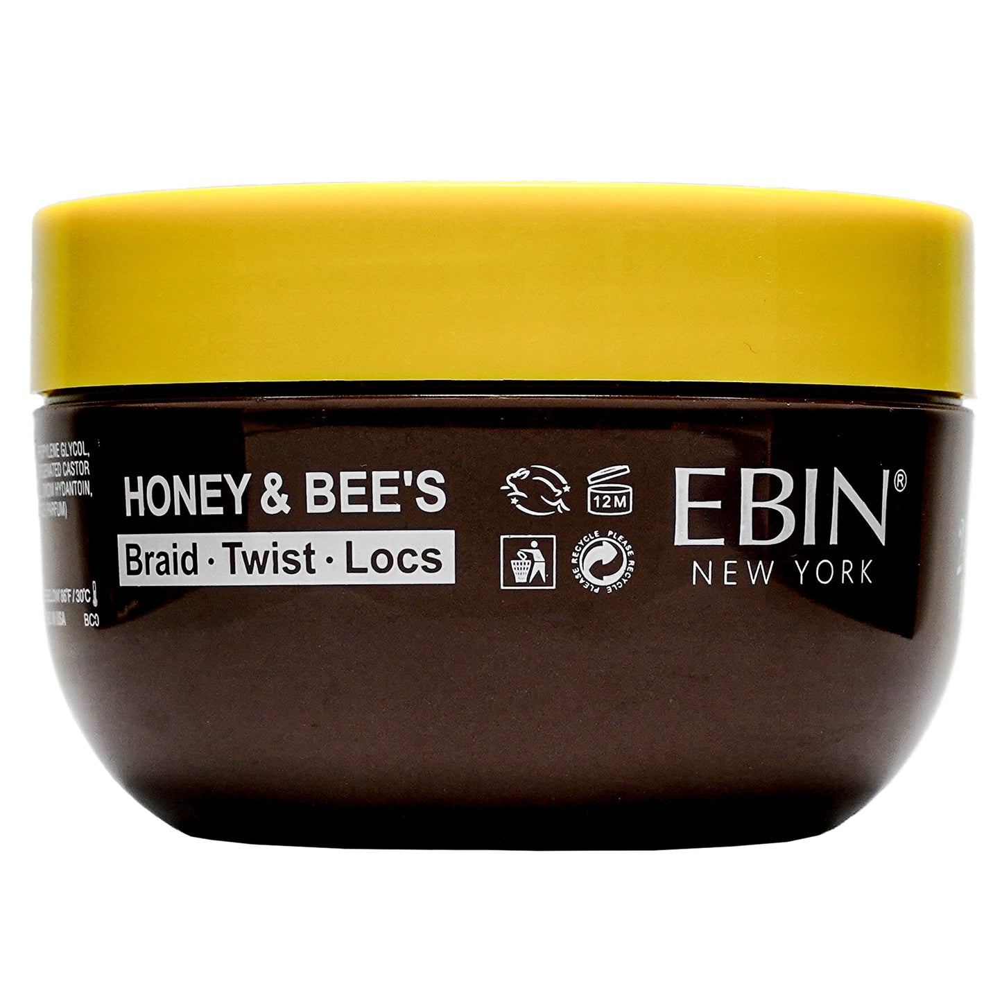 EBIN NEW YORK 24 HOUR LOCK'N POMADE Braid Formula, Honey & Bee’s, 8.25 Oz | Great for Braiding, Twisting, Edges, No Residue, No Flaking, Extreme Firm Beauty & Personal Care EBIN NEW YORK
