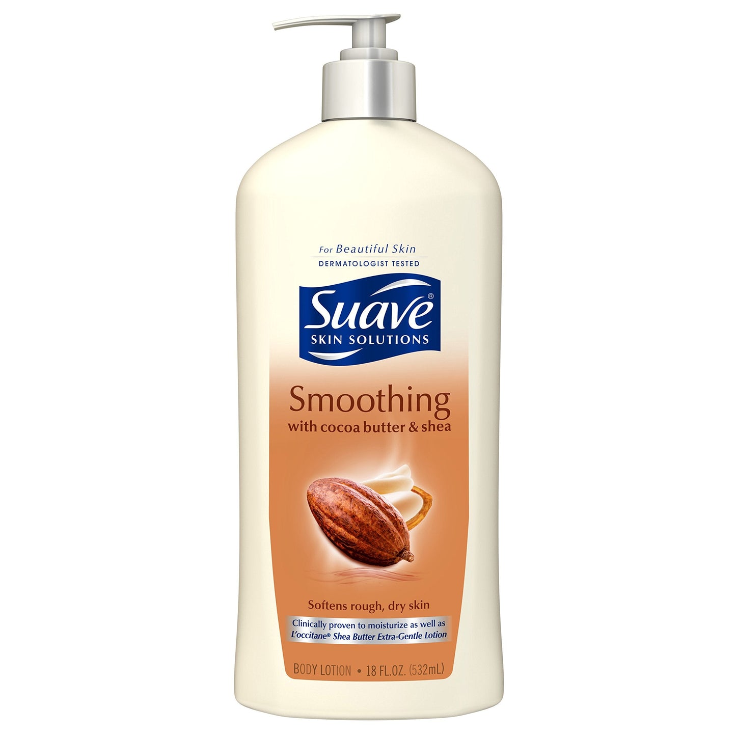 Suave Skin Solutions Body Lotion, Cocoa Butter & Shea, 18 oz (Presentation Varies) Beauty & Personal Care Unilever