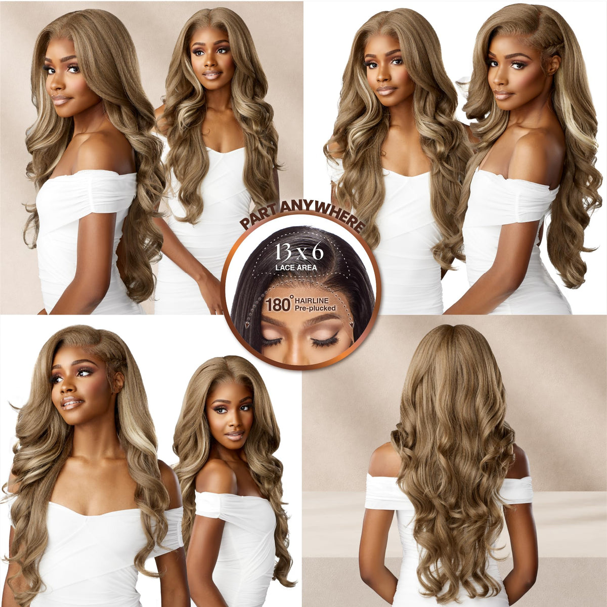 Sensationnel Bare Lace 13x6 Wig-Unit 4, 1 JETBLACK