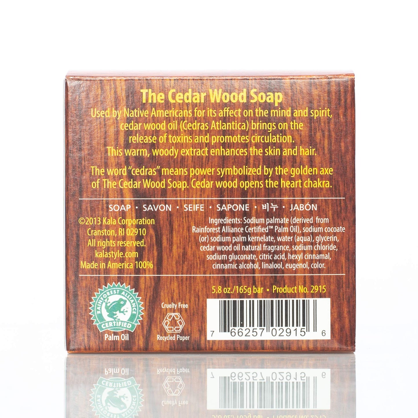 Kalastyle Cedar Wood Soap, 5.8 oz Beauty & Personal Care Kalastyle