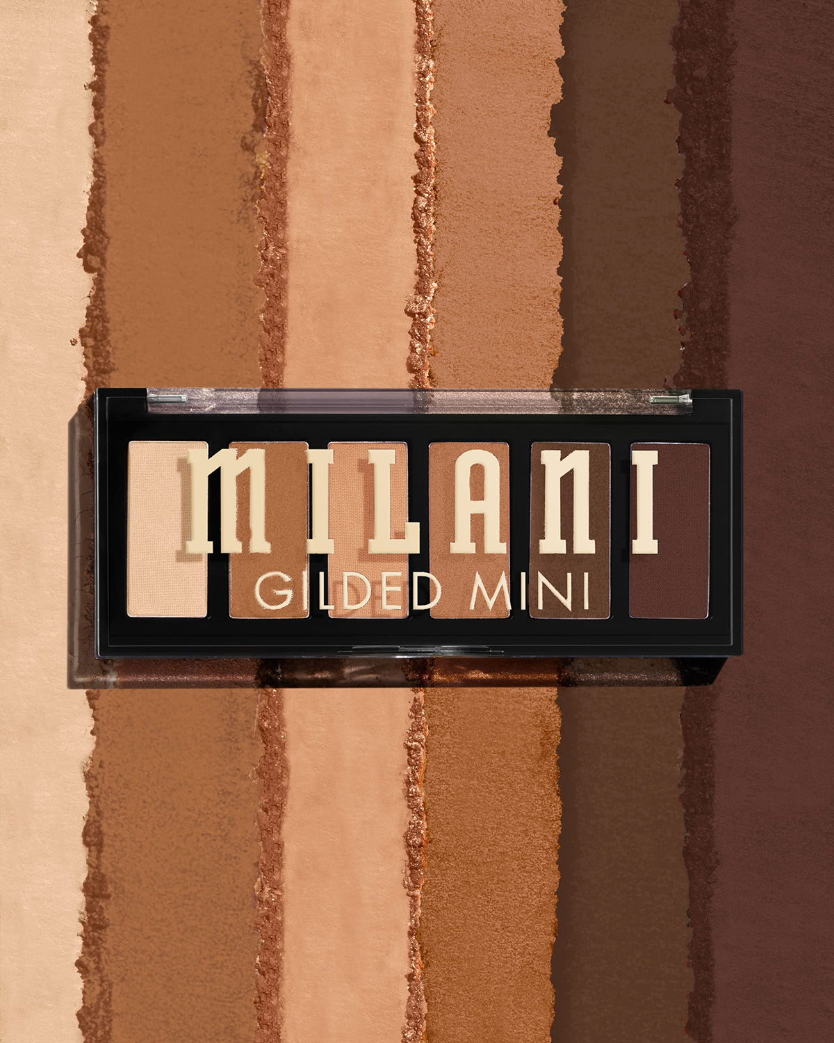 Milani Gilded Mini Eyeshadow Palette Matte Makeup - Whiskey Business