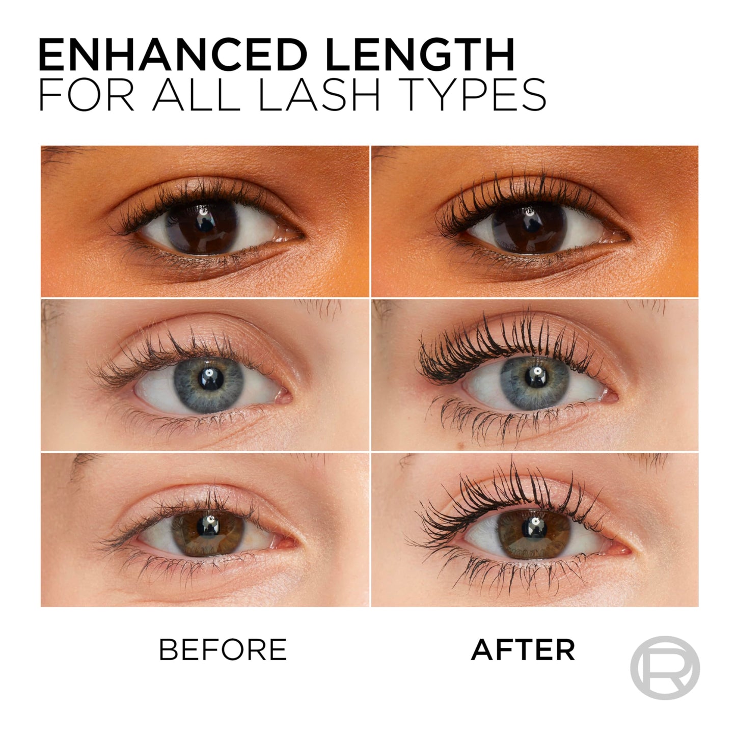 L’Oreal Paris Makeup Original Telescopic Mascara, Separating Mascara Volume and Length Formula, Washable, Black, 0.27 Fl Oz., 1 Count Beauty & Personal Care L'Oreal Paris