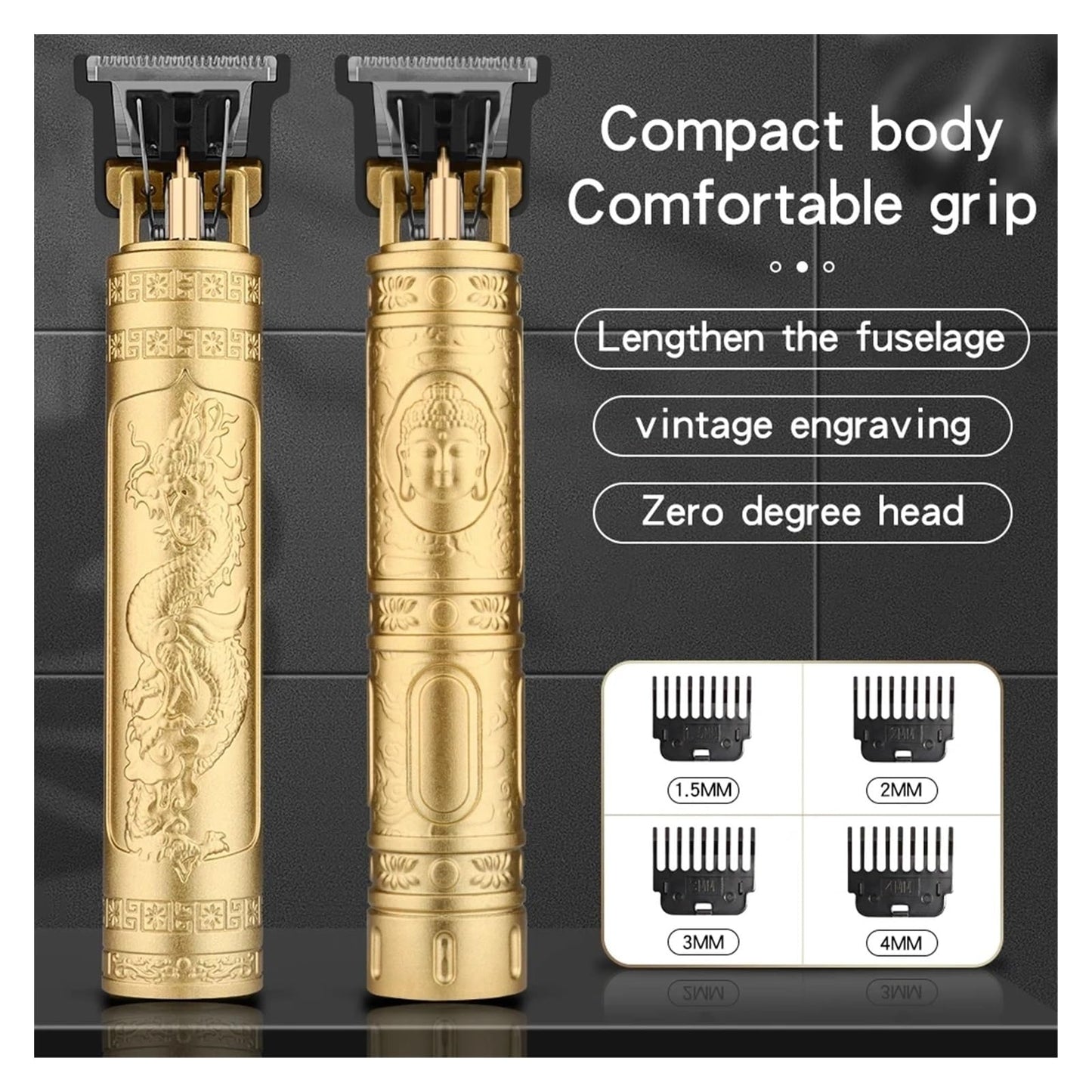 Razors T9 Hair Clipper Beard Shaving Body Hair Trimmer Clippers Electric Hair Cutting Machine Professional Barber Men Trimmer Shaver(Buddha-no Box) Beauty and Personal Care EWKYLSEM