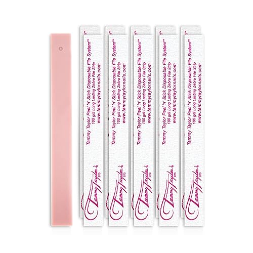 Tammy Taylor 100 Grit Acrylic Finger Nail Files for Women, 100/180 Limas para Uñas & Emery Boards for Nails, Professional Manicure Tools, Salon Art Beauty & Personal Care Tammy Taylor
