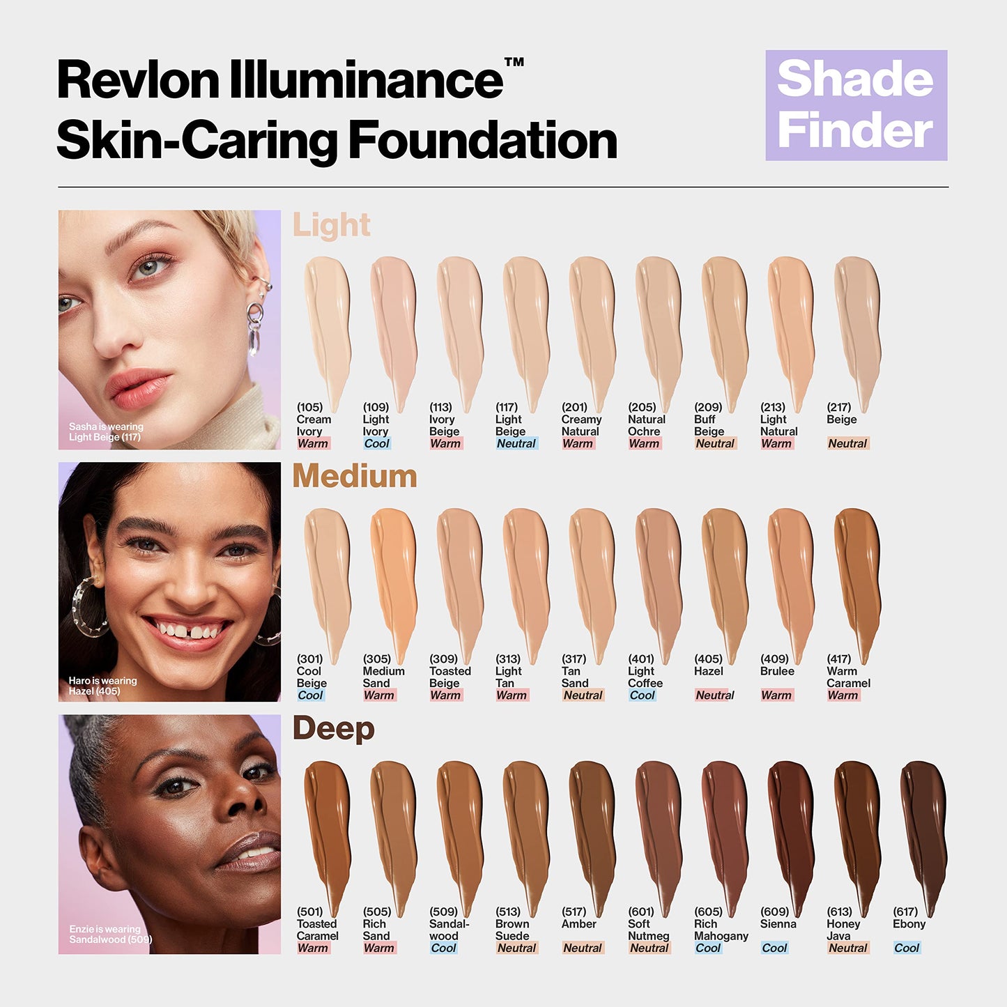 Revlon Illuminance Skin-Caring Liquid Foundation, Hyaluronic Acid, Hydrating and Nourishing Formula with Medium Coverage, 113 Ivory Beige, 1 fl oz Beauty & Personal Care REVLON