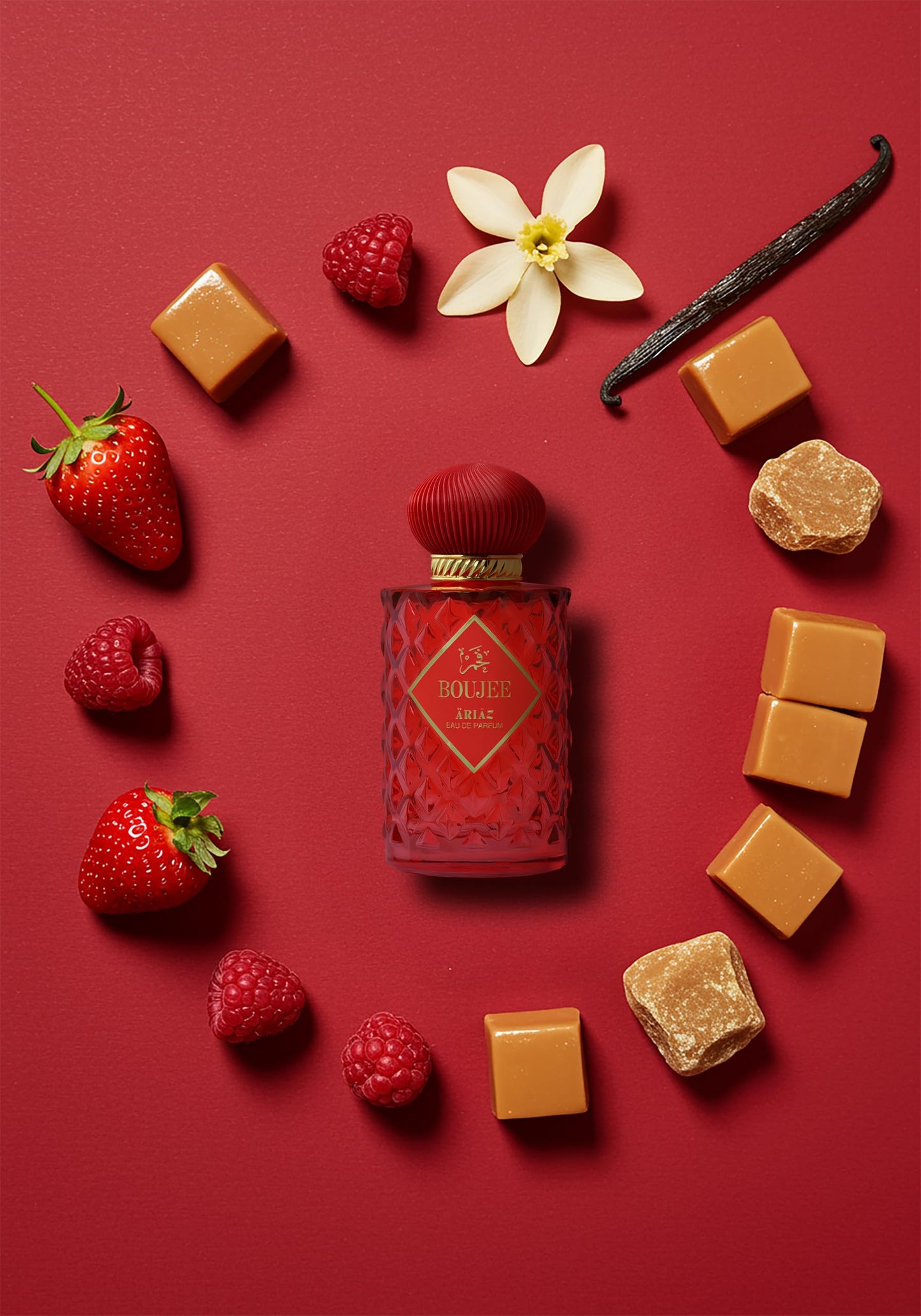 ARIAZ Boujee Women Eau De Parfum - For Sweet & Playful Expression with Marshmallow, Strawberry, Raspberry, Caramel, Vanilla, Musk & Amber - Long Beauty & Personal Care ARIAZ