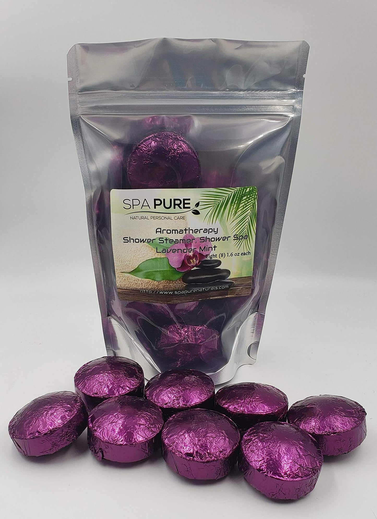 Spa Pure Lavender Mint Aromatherapy: Shower Bombs Tablets Steamers With 100% Natural/Organic Essential Oils - Transform Your Shower - Transform Your… Beauty & Personal Care Spa Girl/Spa Pure