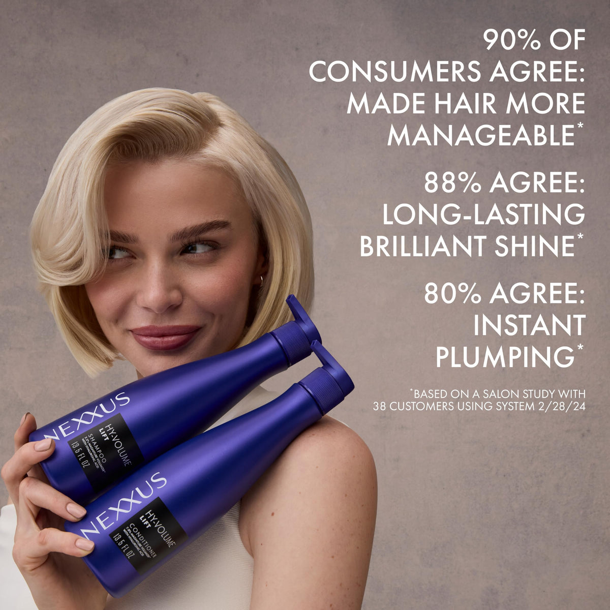 Nexxus Hy-Volume Weightless Lift Conditioner Protein Fusion, 13.5 Fl Oz