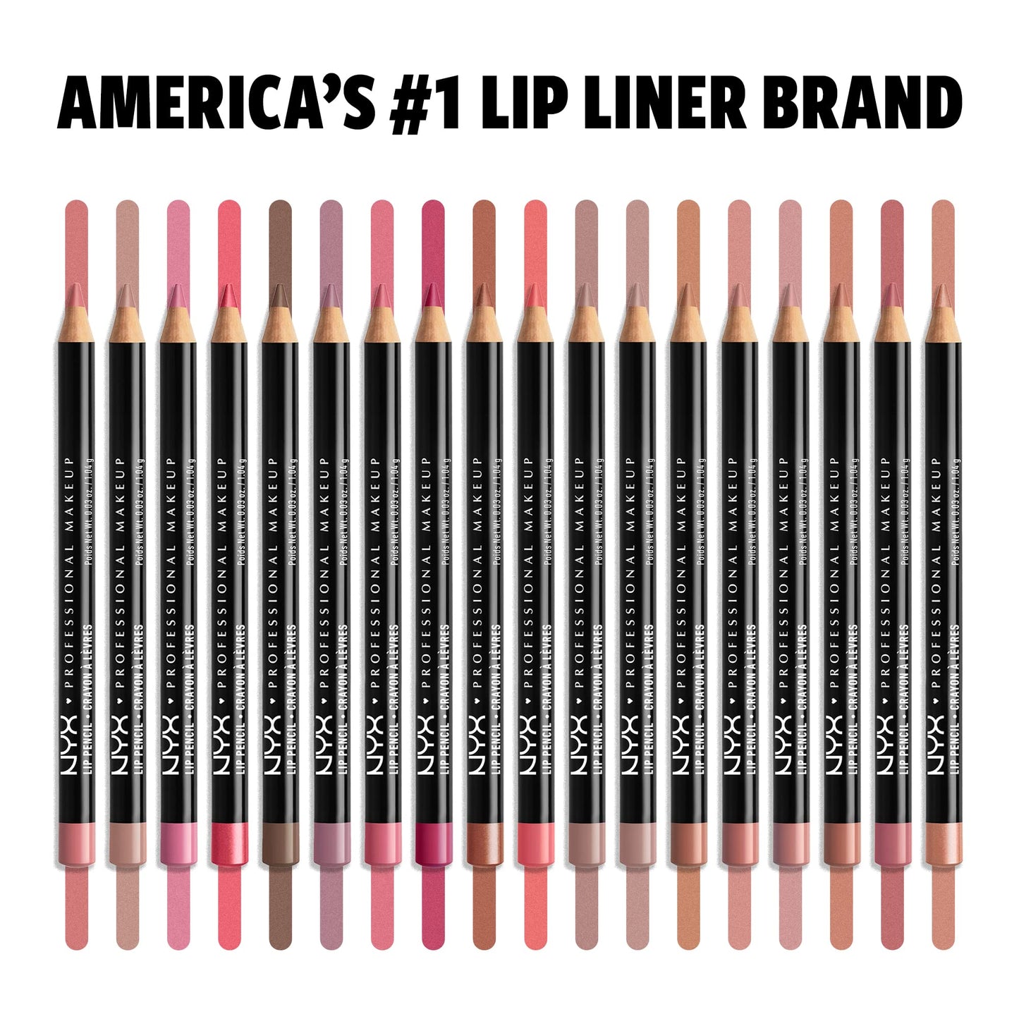 NYX PROFESSIONAL MAKEUP Slim Lip Pencil, Long-Lasting Creamy Lip Liner, Edge Pink, 0.04 oz Beauty & Personal Care NYX PROFESSIONAL MAKEUP