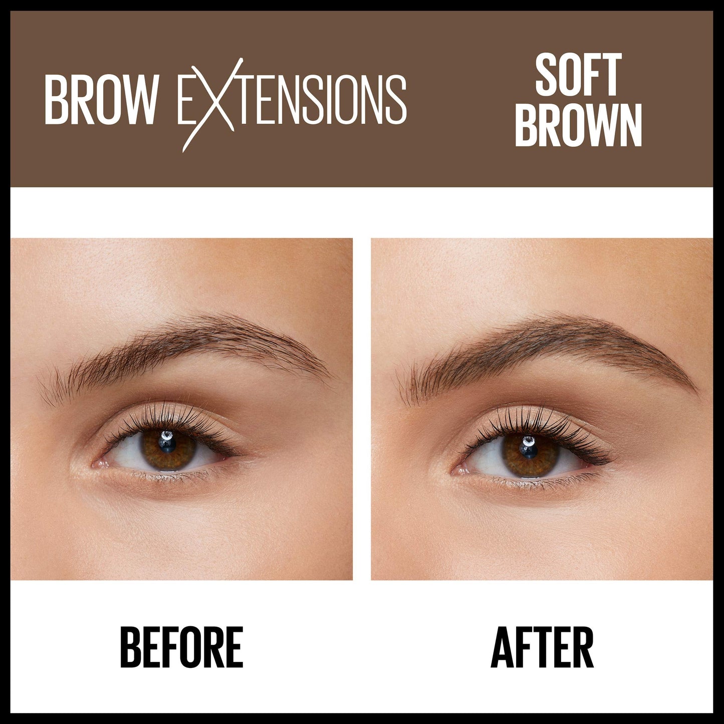 Maybelline Brow Extensions Fiber Pomade Crayon Eyebrow Makeup, Soft Brown, 1 Count Beauty & Personal Care MAYBELLINE