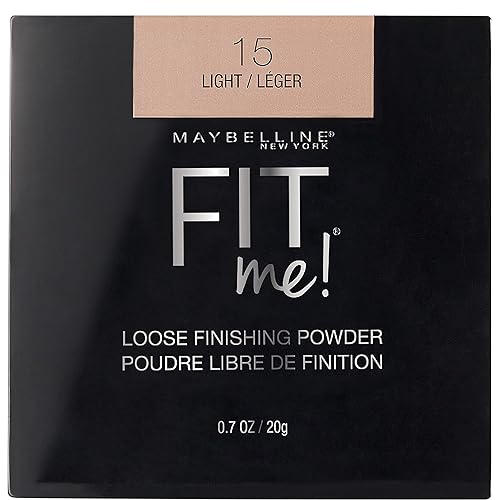 Maybelline Fit Me Loose Setting Powder, Face Powder and Finishing Makeup, Light, 1 Count Beauty & Personal Care MAYBELLINE