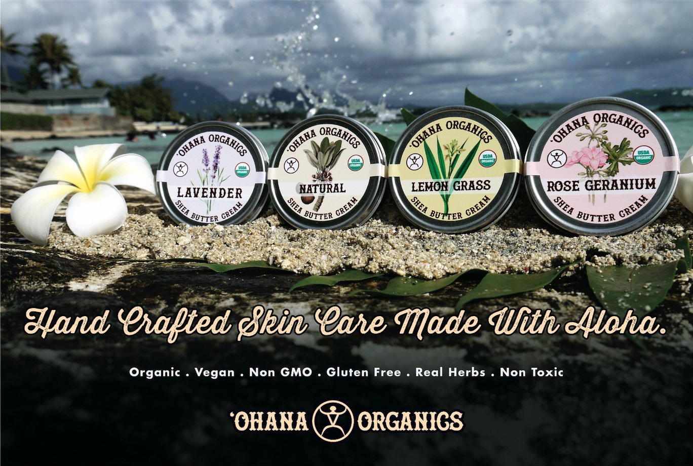 'Ohana Organics Organic Fair Trade Shea Butter Cream Beauty & Personal Care 'Ohana Organics