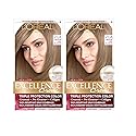 L'Oreal Paris Excellence Crème Permanent Hair Dye, Triple Care Hair Color with Pro-Keratine Complex for 100% Gray Hair Coverage, 7.5A Medium Ash Beauty & Personal Care L'Oreal Paris