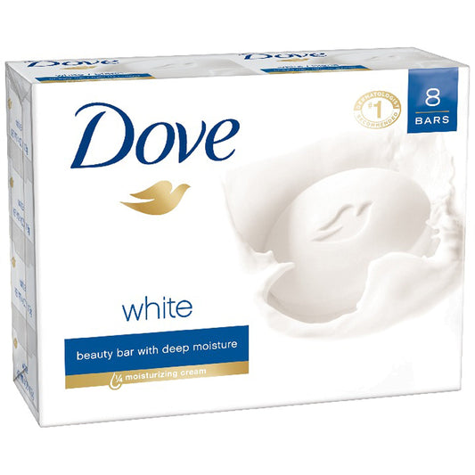 Dove Beauty Bar, White 4 oz, 8 Bar, Pack of 3 Beauty & Personal Care Dove