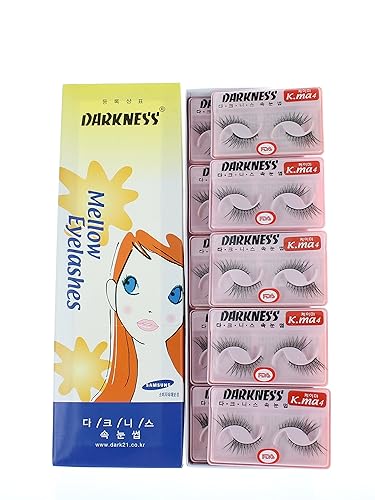 Darkness False Eyelashes K-ma 4 (Pack of 10) Beauty & Personal Care Darkness