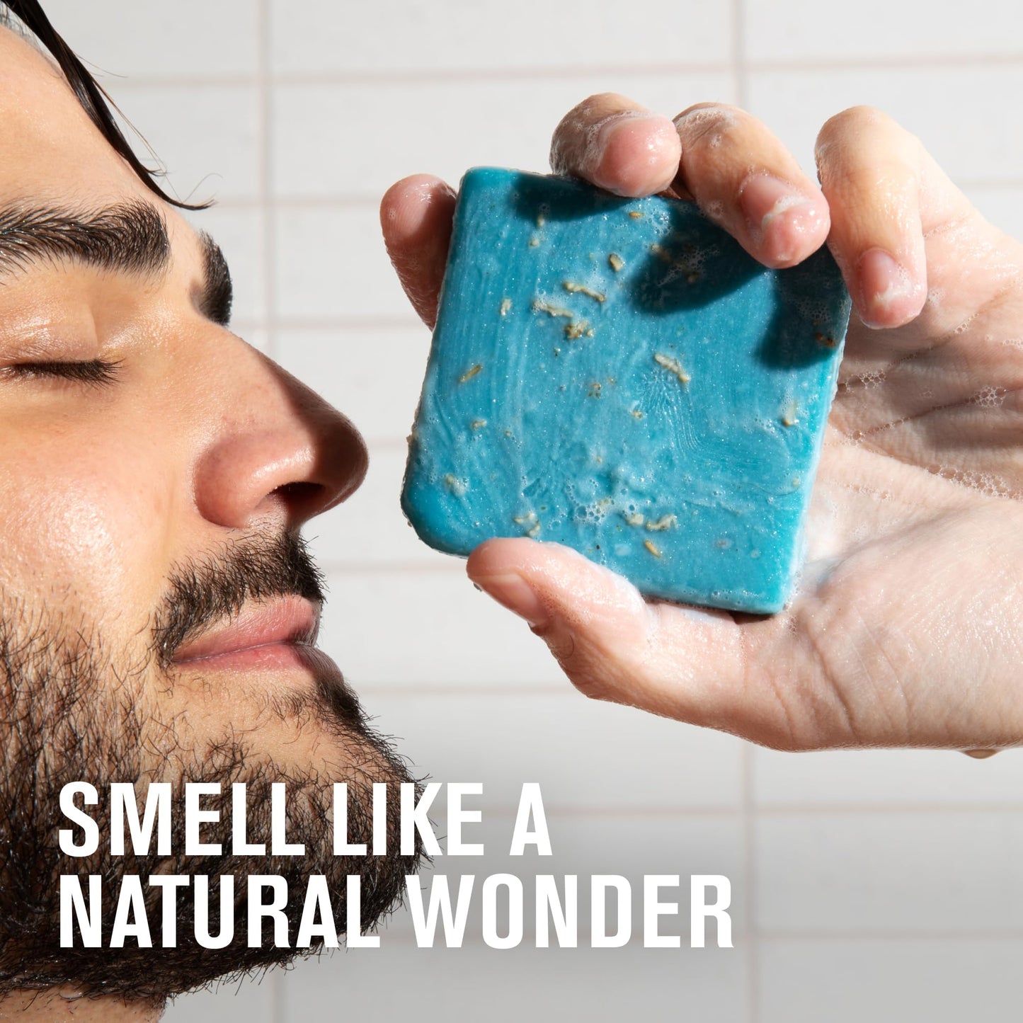 Every Man Jack Cold Plunge Mens Bar Soap - Tahoe Blue Scent with notes of Bergamot, Lemon, Freshwater Mist - Deeply Cleans, Hydrates with Naturally Beauty & Personal Care Every Man Jack