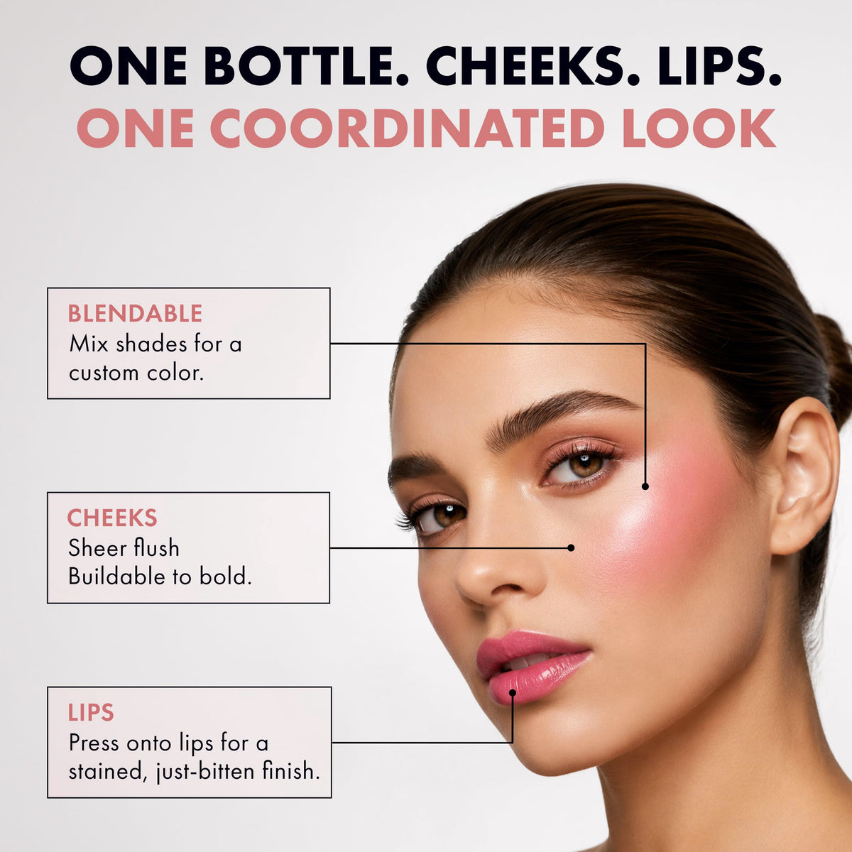 Daniel Sandler Watercolour Liquid Blush - Buildable Long-Lasting Matte Pastel Pink Cheek Tint for Cheeks & Lips - Water-Resistant Formula for All Skin