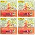 BALMSHOT Raspberry Lip Balm SPF 15 (4-Pack) - Beeswax Chapstick for Dry Chapped Lips, 20-Gauge Brass Shotgun Shell Tube, Heat Resistant, Long Lasting Beauty & Personal Care Balmshot