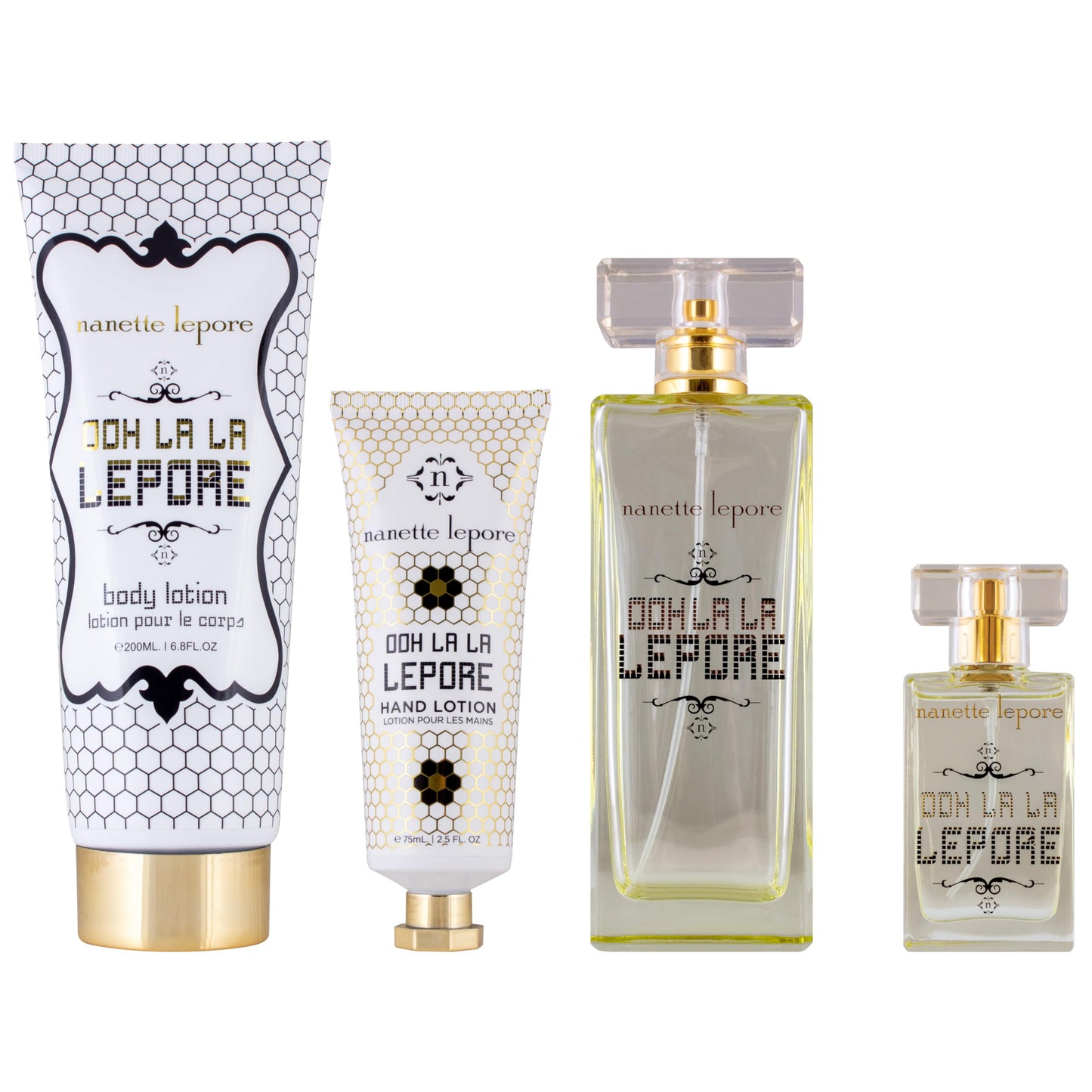 Ooh La La Lepore Eau de Parfum 4 Piece Gift Set for Her, 3.4 fl. oz., by Nanette Lepore Beauty & Personal Care Nanette Lepore