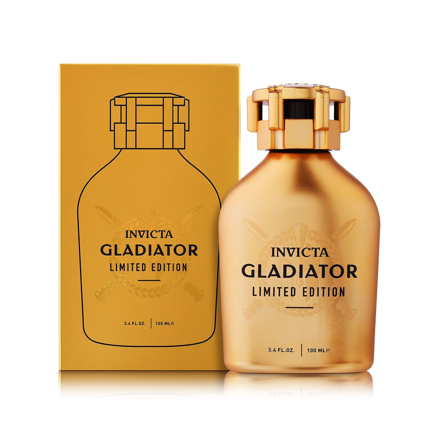 Invicta Gladiator EDP Spray (Limited Edition) Men 3.4 oz Beauty & Personal Care Invicta