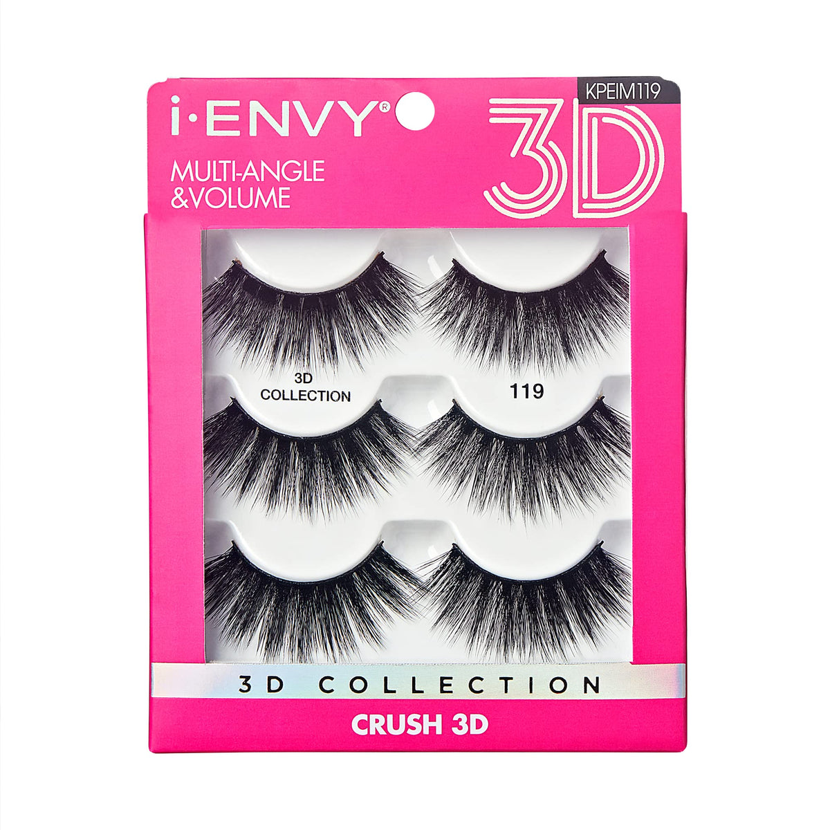 iEnvy False Eyelashes 3 Pairs Fluffy and Natural Multiangle and Volume Faux Mink Lashes (19) Beauty & Personal Care i•ENVY