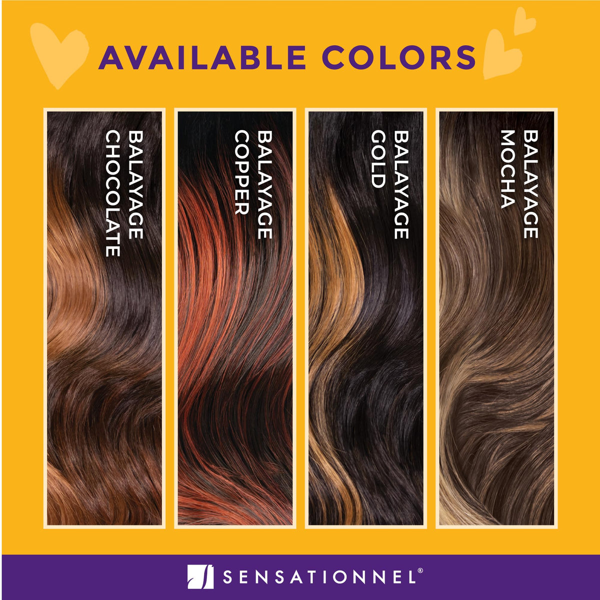 Sensationnel CKCO Kinkyedges Wig-Kinky Body Wave 18 Inch, BALAYAGECOPPER