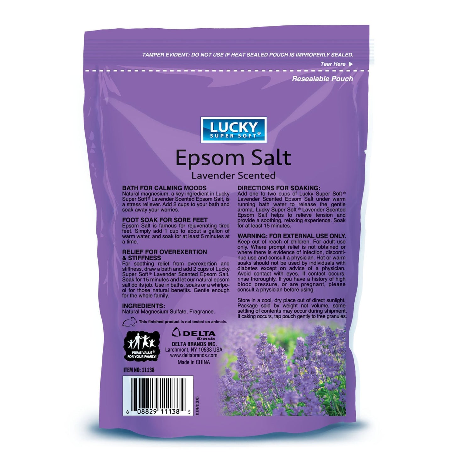 Lucky Super Soft Epsom Salt Lavender Scented, 19.2 Ounce Beauty and Personal Care Lucky Super Soft