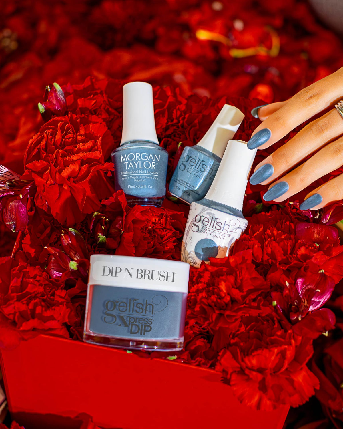 Gelish Floral Wonderland TPO-Free Gel Nail Polish - Blue Moon Bloom, 15mL