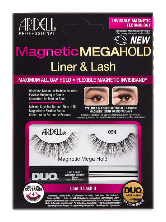 Ardell Magnetic MegaHold Liquid Liner & Lash 054, 1 pair Beauty & Personal Care Ardell