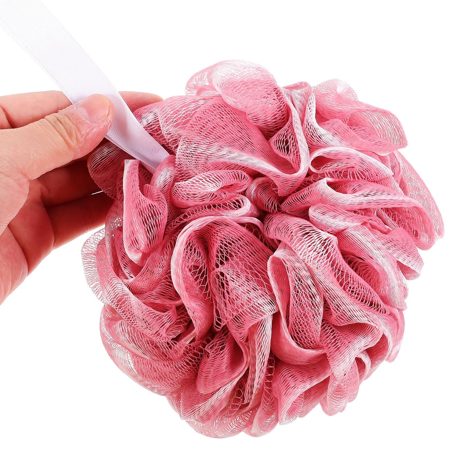 Beaupretty 4pcs Large Gradient Color Bath Mesh Loofahs 75g Rich Foaming Shower Scrubbers Body Skin Exfoliating Sponges for Men and Women Bathing Beauty and Personal Care Beaupretty