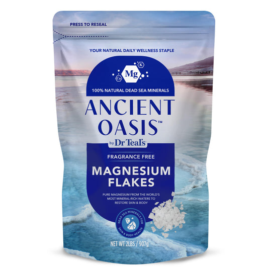 Ancient Oasis by Dr Teal's Magnesium Flakes, Fragrance Free, 2 lbs Beauty and Personal Care Dr Teal's