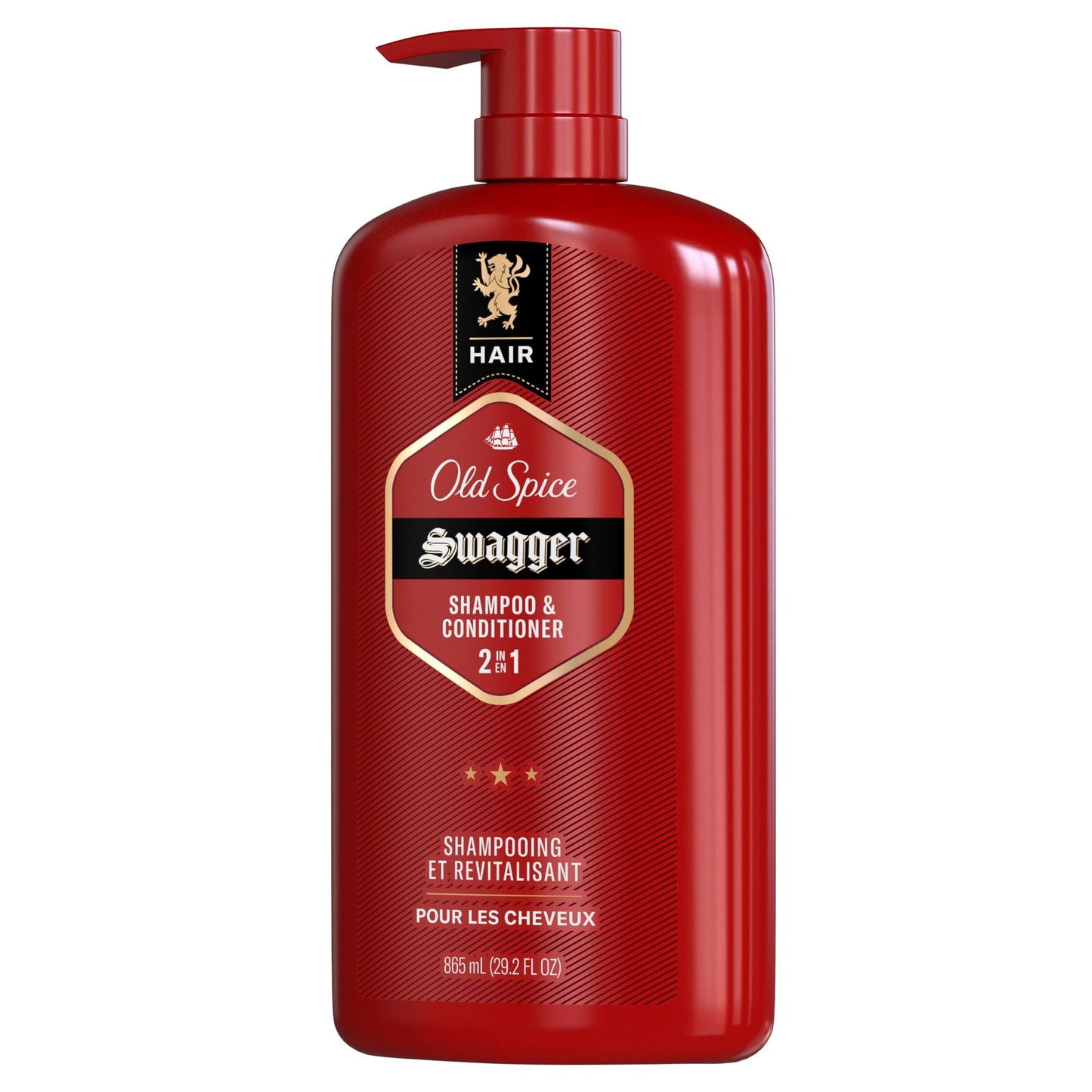 Old Spice Swagger 2-in-1 Shampoo & Conditioner for Men, Cedarwood Lime Scent, Barbershop Quality Hair Care, 29.2 fl oz Each, Twin Pack Beauty & Personal Care Old Spice