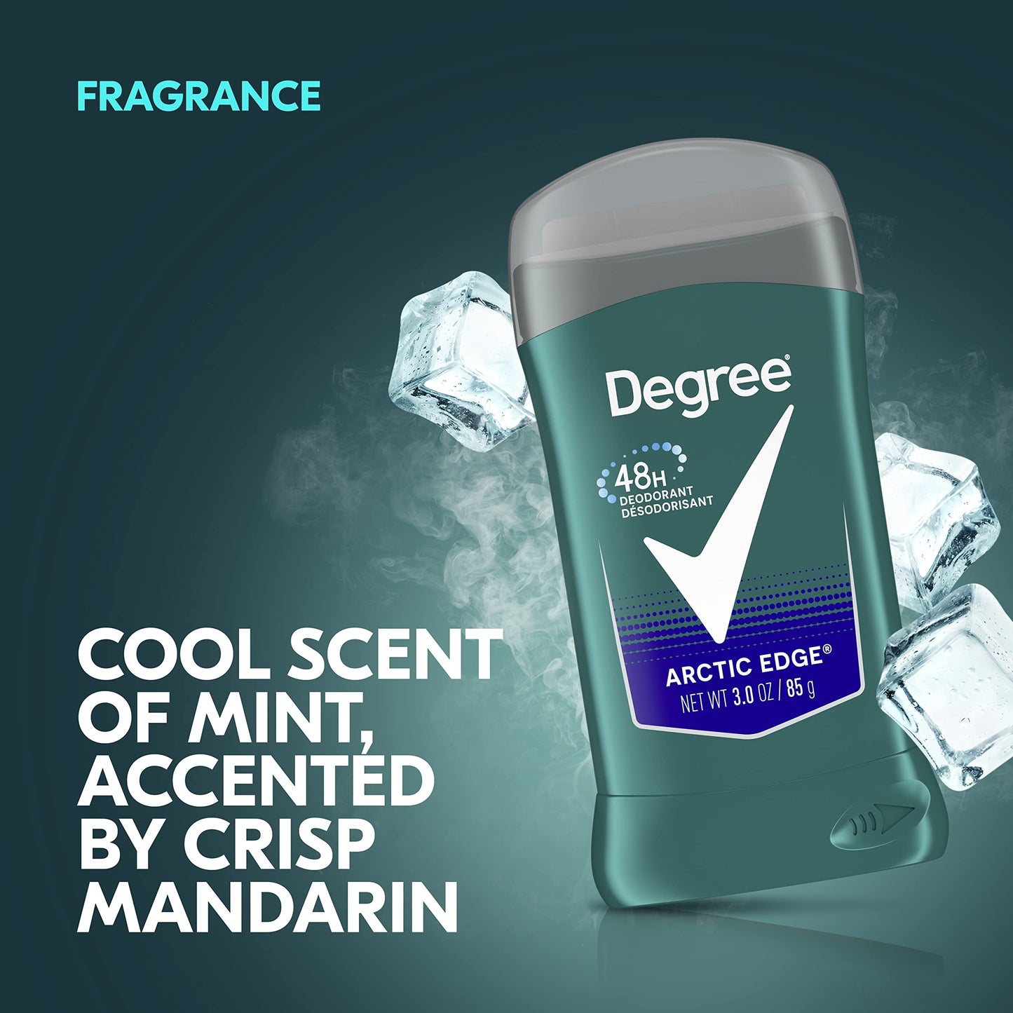 Degree Men Original Aluminum Free Deodorant for Men, 48-Hour Odor Protection, Arctic Edge 3 Ounce (Pack of 6) Beauty and Personal Care Degree