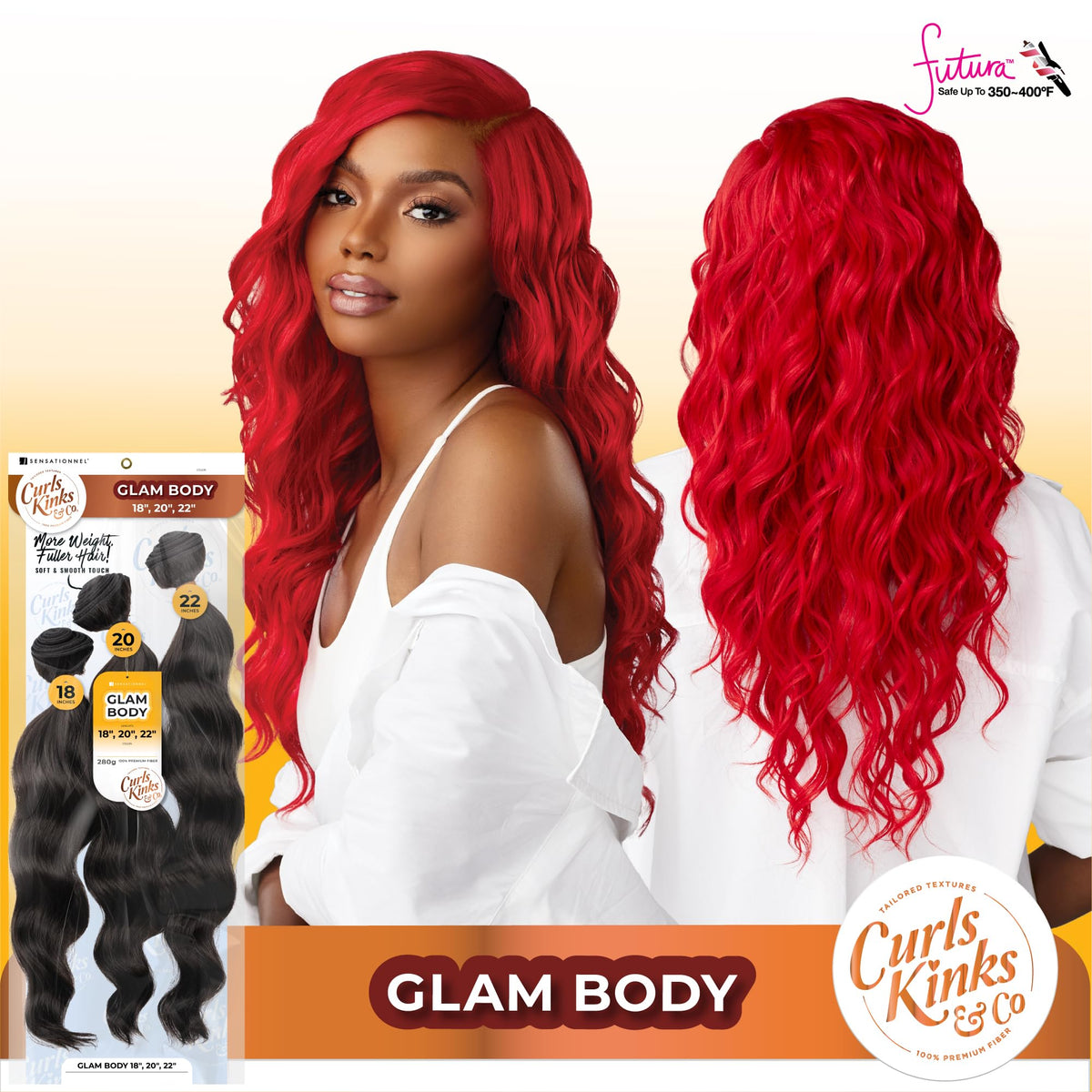 Sensationnel CKCO Synthetic Bundle-Glam Body,14 16 18 inch, S4/30