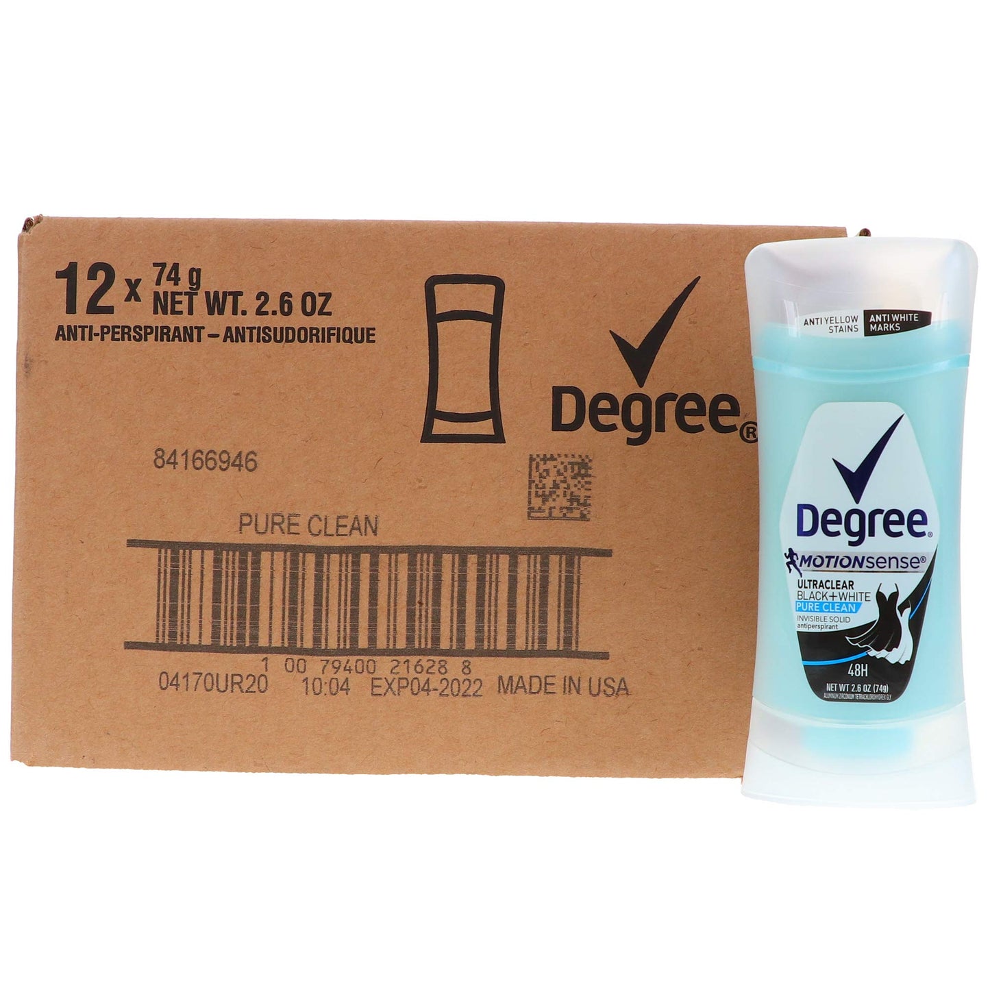 Degree Women Ultra Clear Anti-Perspirant & Deodorant, Pure Clean 2.6 oz (Pack of 12) Beauty and Personal Care Degree