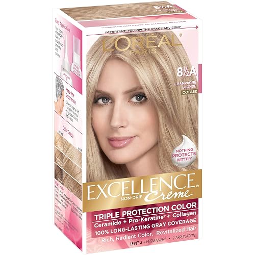 L'Oreal Paris Excellence Créme Permanent Hair Color, Champagne Blonde [8.5A] 1 ea Beauty & Personal Care L'Oreal Paris