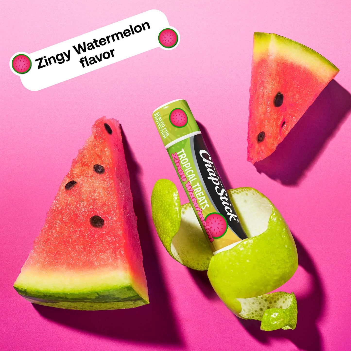 ChapStick Lip Care, Tropical Treats Collection (9 Sticks) - Electric Tangerine, Fizzy Grape & Zingy Watermelon Lip Balm, 0.15 Oz Ea Beauty and Personal Care ChapStick