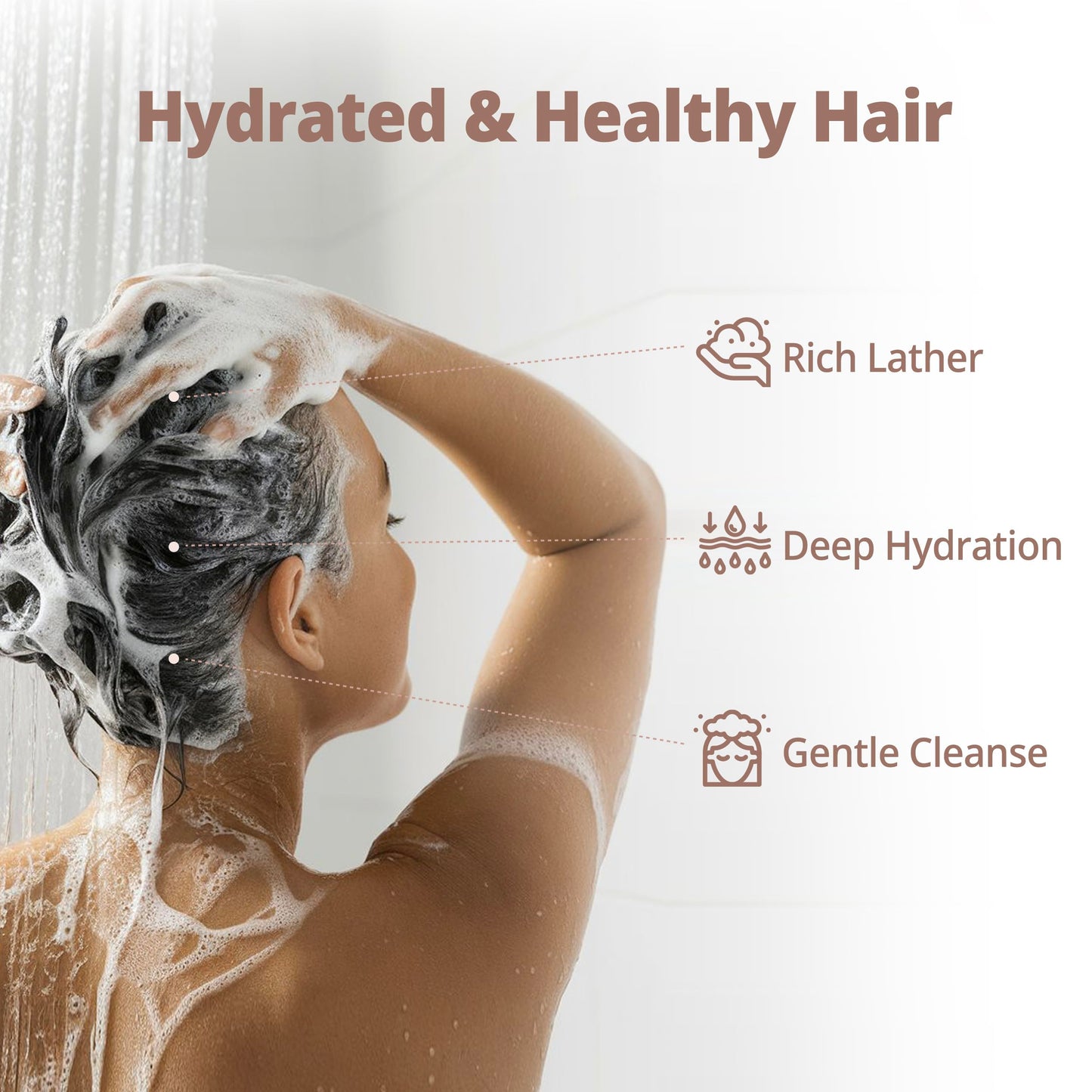 Opuluxe Rice Protein 2-in-1 Shampoo & Conditioner Bar - Strengthening & Moisturizing - Scalp Care with Argan Oil & Shea Butter - Travel Friendly Beauty & Personal Care Opuluxe