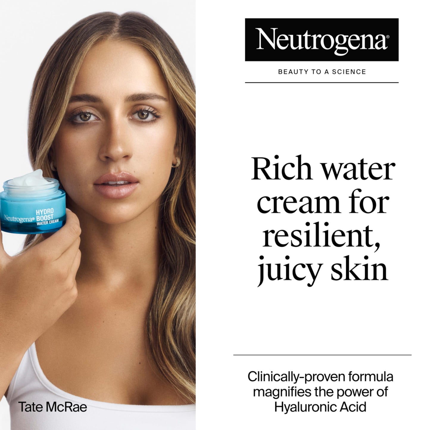 Neutrogena Hydro Boost Water Cream, 72 Hr Hydration for Normal/Extra Dry Skin, Fragrance Free, Face Moisturizer with Hyaluronic Acid, 1.7 oz. & Trial Beauty & Personal Care Neutrogena