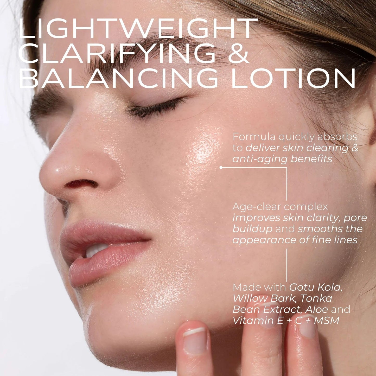 FITGLOW Beauty Age Clear Lotion | Plant-Powered Vitamin C & Dragon Fruit Moisturizer | Anti-Aging for Clear Skin, Blemish Defense & Pore Refining | Beauty & Personal Care FITGLOW