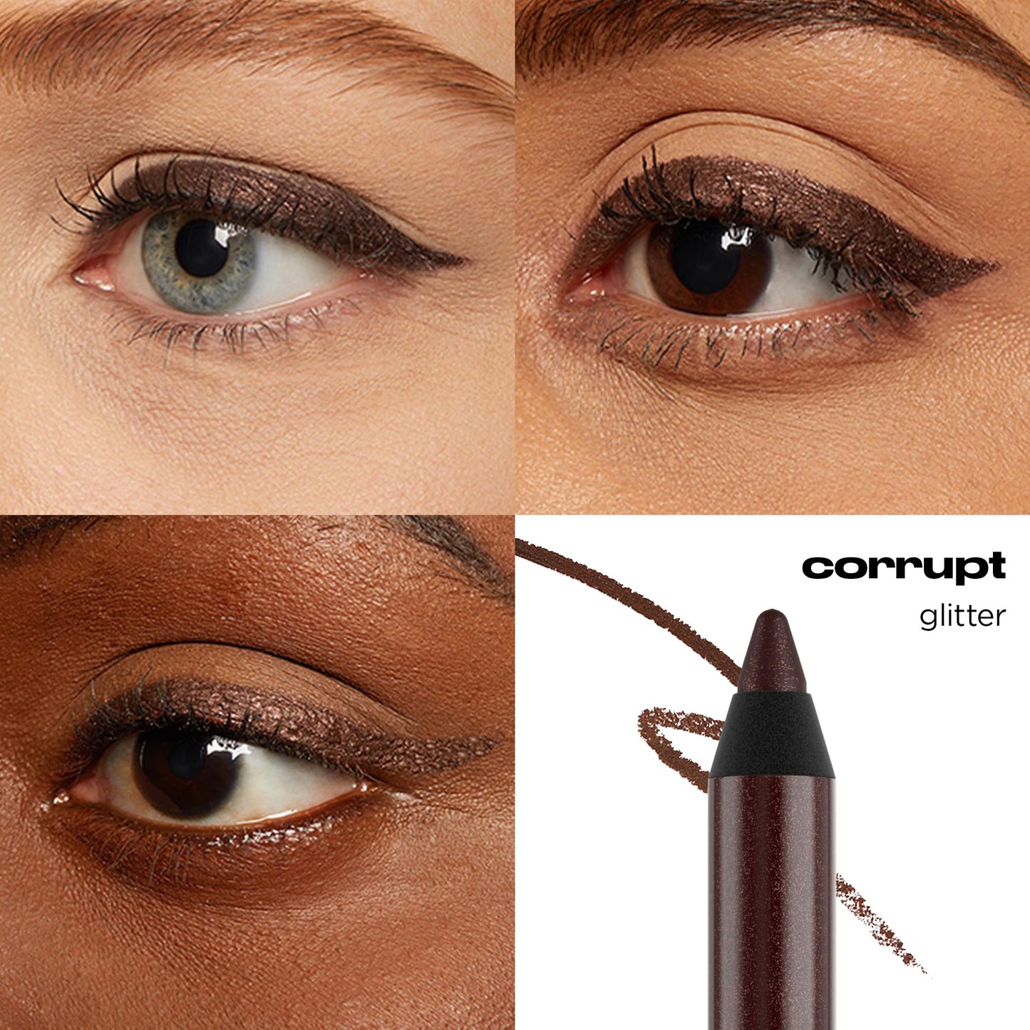 URBAN DECAY 24/7 Glide-On Waterproof Eyeliner Pencil - Smudge-Proof, Long-Lasting, Transfer-Proof, Up to 16HR Wear, Smooth No-Tug Formula, Corrupt Beauty & Personal Care URBAN DECAY