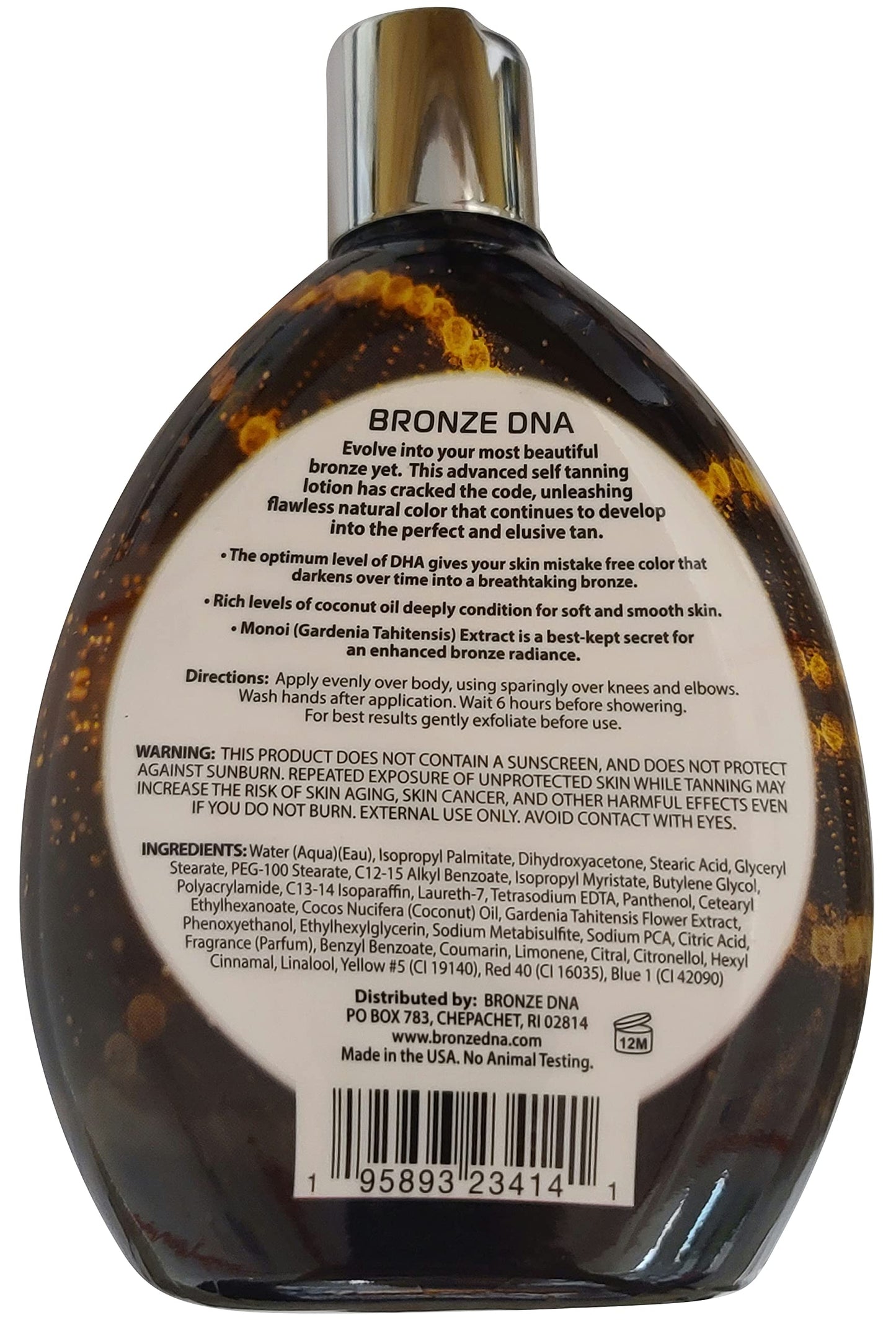 Bronze DNA Natural Sunless Self Tanning Lotion - Sunless Tanner for Women and Men - The Gradual Self Tan for Light, Medium & Dark Tans - Physics Color Beauty & Personal Care BRONZE DNA
