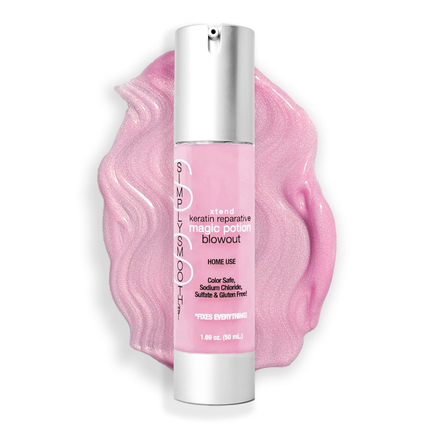 SIMPLY SMOOTH Magic Potion Blowout Serum - Keratin-Infused, Heat-Activated Styling Serum for Frizz-Free, Bouncy Blowouts | Adds Volume, Shine Beauty & Personal Care SIMPLY SMOOTH